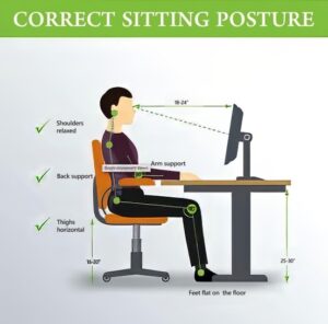 good sitting posture